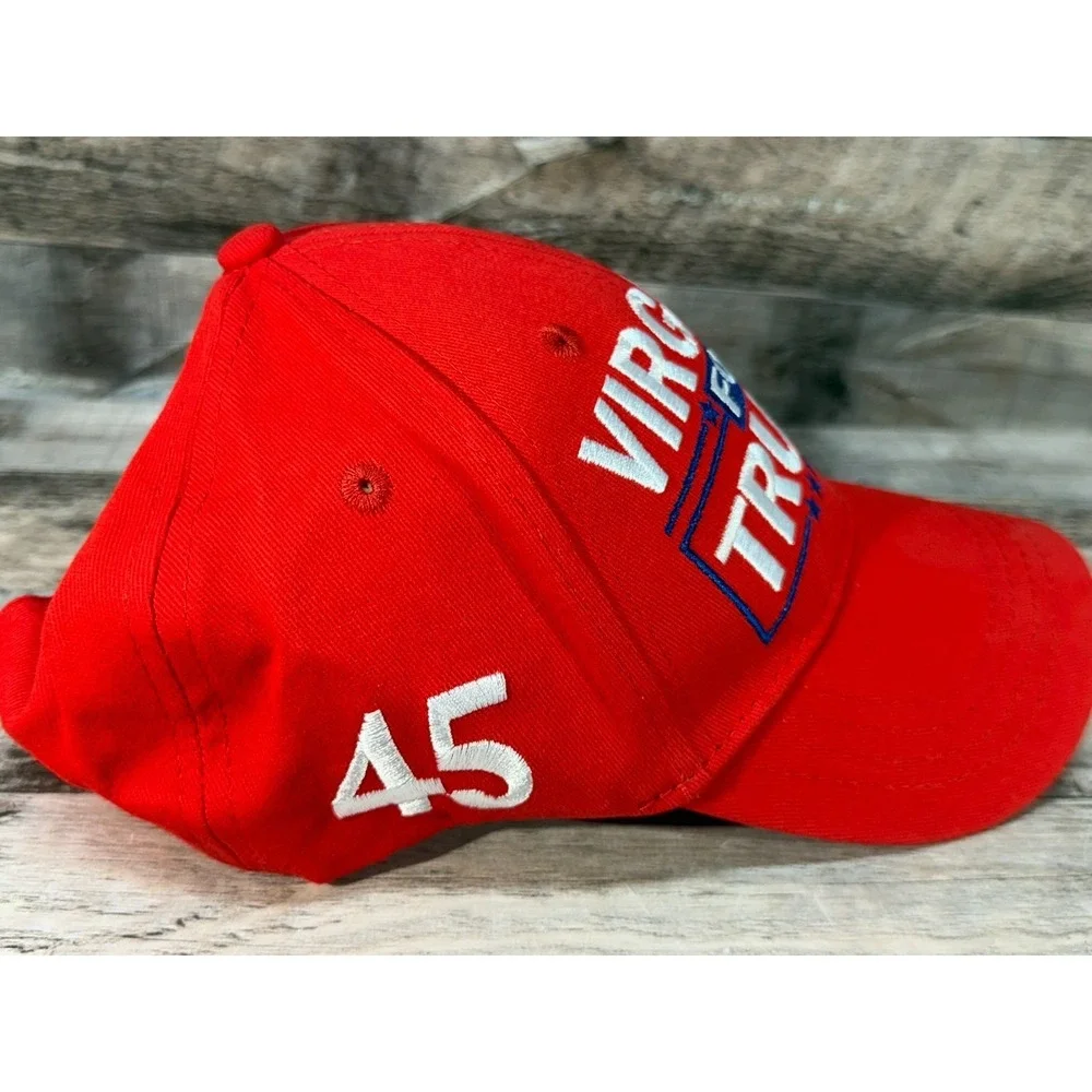 Virginia For‎ Trump Adjustable Hat Red New